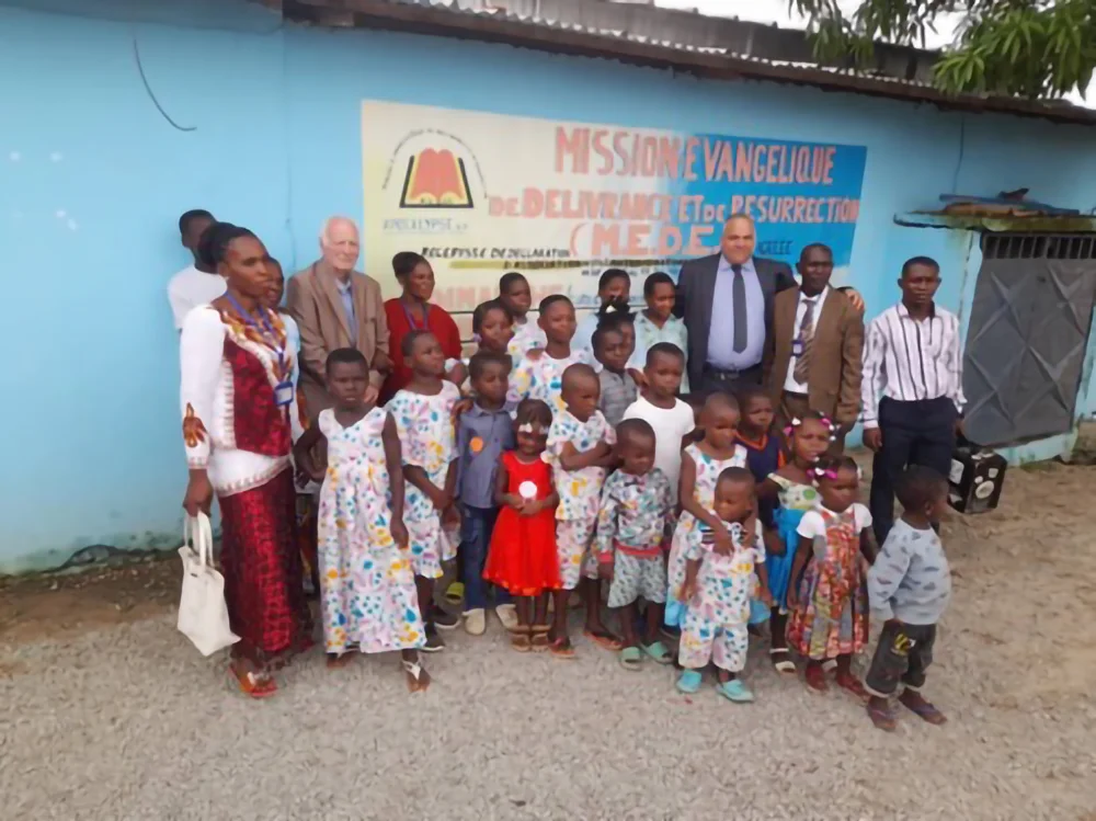 Eine Gemeinschaft in Côte d'Ivoire (Elfenbeinküste)