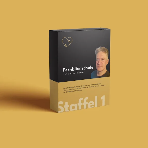 Softwareverpackung der Fernbibelschule von Markus Thielmann.